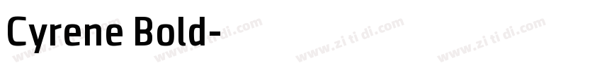 Cyrene Bold字体转换 Cyrene Bold字体转换
